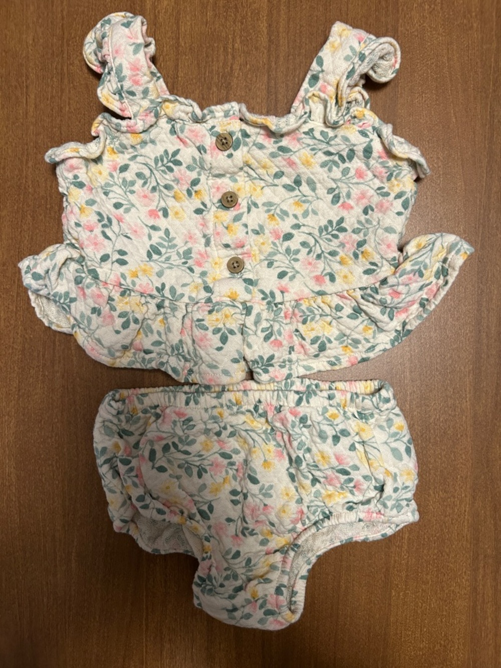 NWOT Cloud Island Floral Two Piece Set 3 month